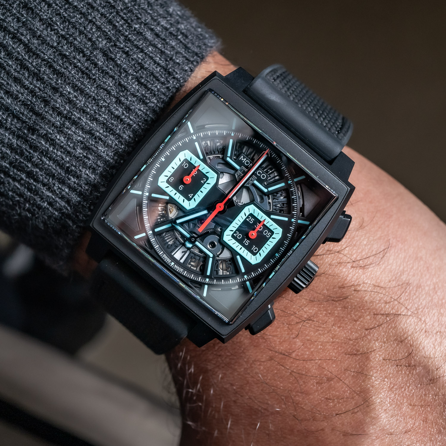 tag heuer monaco chronograph skeleton