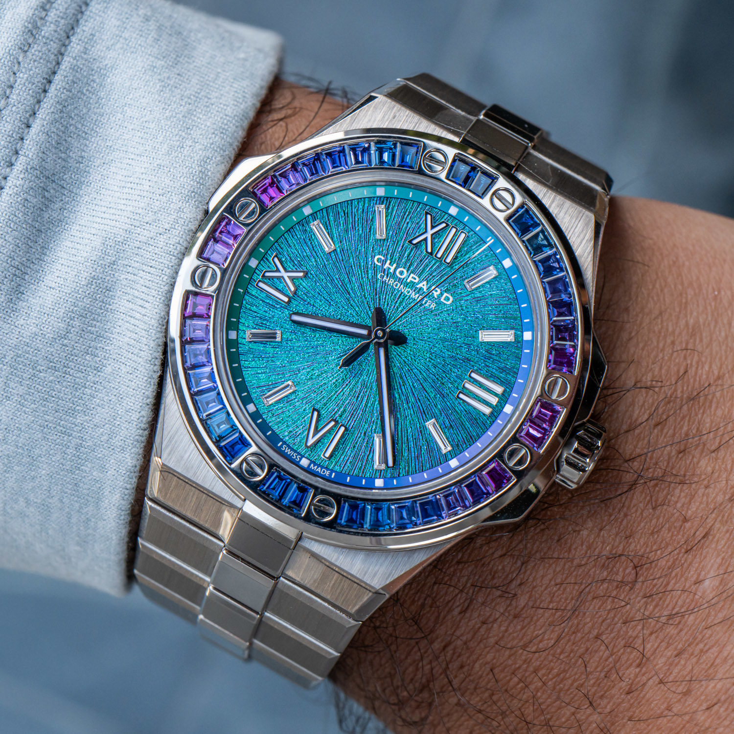 chopard alpine eagle summit zinal blue