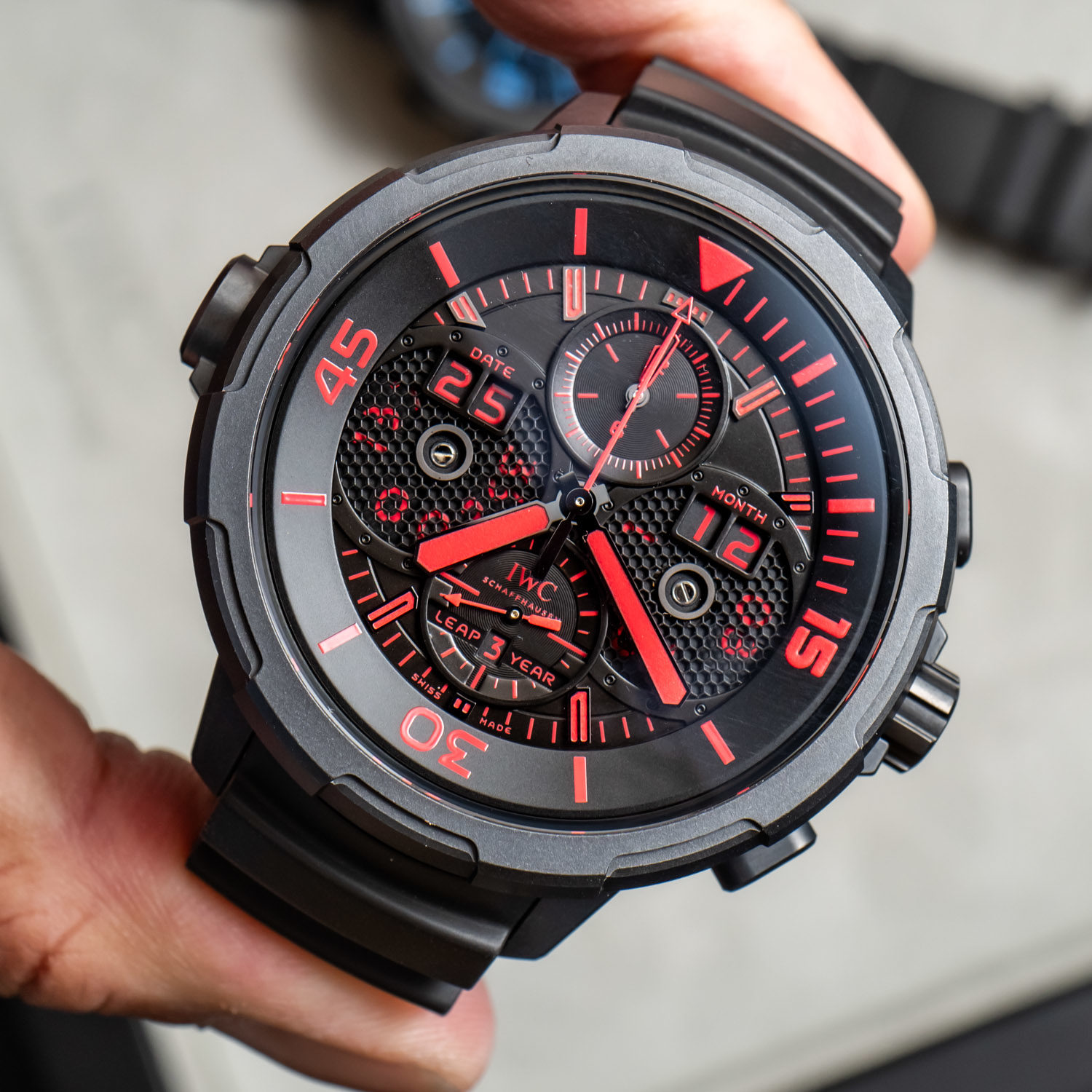 IWC Aquaman Aquatimer Perpetual Calendar Digital Date-Month