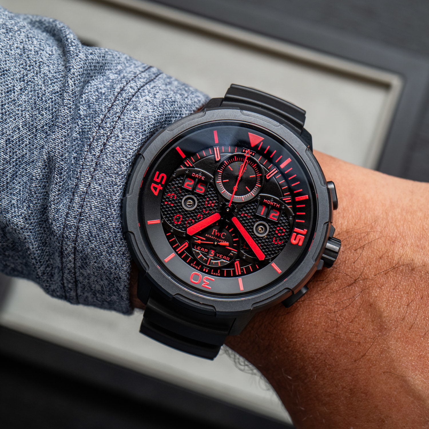 IWC Aquaman Aquatimer Perpetual Calendar Digital Date-Month