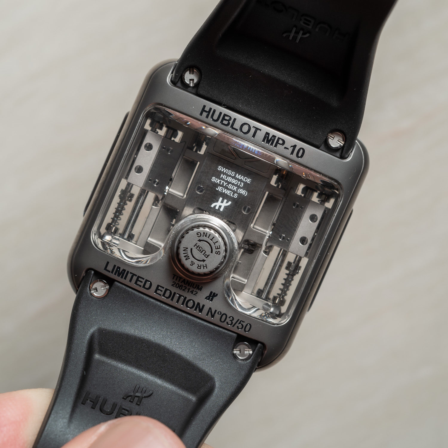 Hublot MP-10 Tourbillon Weight Energy System Titanium